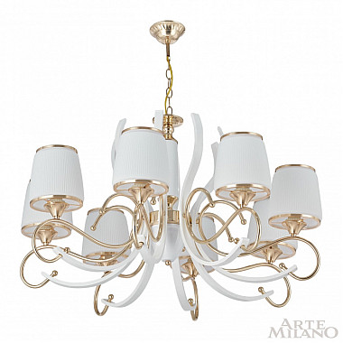 Подвесная люстра Florentia-3857 303857/8 Wh/Gd