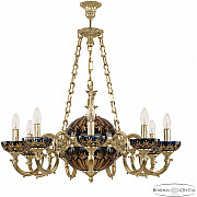 Подвесная люстра Verona 72003P/9/210 G P Amber-Blue/H-1I FA10S