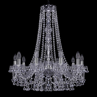 Подвесная люстра 1409 1409/10/240/h-76 Ni