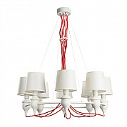 Подвесная люстра Arte Lamp Sergio A3325LM-8WH