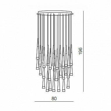 Подвесная люстра Azzardo Brina 31 AZ1046