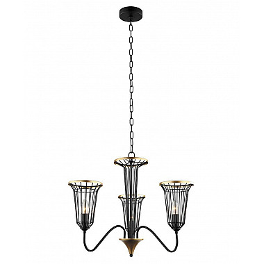 Подвесная люстра Lumien Hall Блис 4016/3P-BK-GD