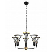 Подвесная люстра Lumien Hall Ивес 4017/5P-BK-GD