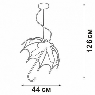 Подвесная люстра Vitaluce V4595-1/3S