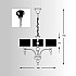 Подвесная люстра Zumaline Jewellery P1550-03A-F4B3
