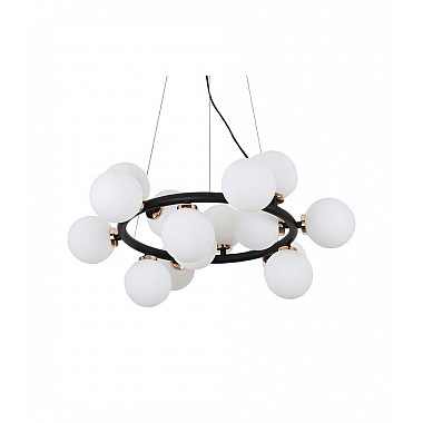 Подвесная люстра Lumina Deco Marsiada LDP 6033-15 BK+GD