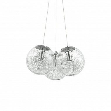 Подвесная люстра Ideal Lux Mapa Sat SP3 Nickel 176031