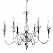 Подвесная люстра Ideal Lux Doge SP6 Trasparente 044422