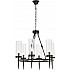 Подвесная люстра Moratti LDP 8022-6 BK+PR