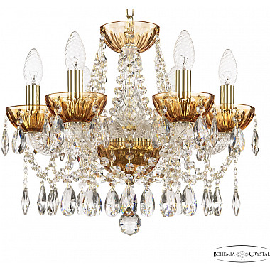 Подвесная люстра 5413 5413/6/141 G Amber/M-1H