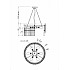 Подвесная люстра Coliseo MOD135PL-06BS