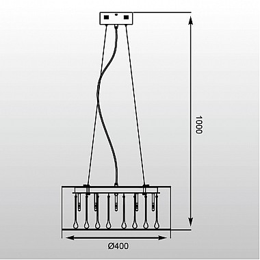 Подвесная люстра Zumaline Artemida RLD92193-5