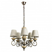 Подвесная люстра Arte Lamp Ivory A9070LM-5AB