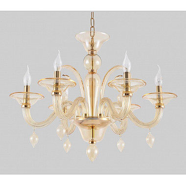 Подвесная люстра Crystal Lux Caetano SP-PL6 Amber