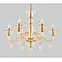 Подвесная люстра Crystal Lux Caetano SP-PL6 Amber