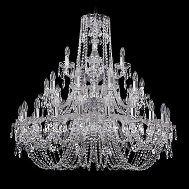 Подвесная люстра 1402 1402/20+10+5/360/3d Ni