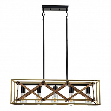 Подвесная люстра Indigo Storia 10002/5R Black V000066