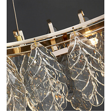 Подвесная люстра D8011P D8011P/R-800 gold/smoky