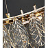 Подвесная люстра D8011P D8011P/R-800 gold/smoky