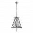 Подвесная люстра Crystal Lux Modesto SP3 Black/Chrome