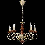 Подвесная люстра Luxury Wood LUXURY WOOD 11357/5C WHITE OAK,WALN