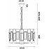 Подвесная люстра Rowena FR5045PL-05G