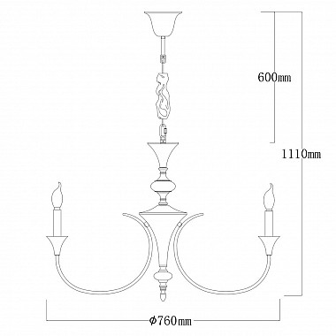 Подвесная люстра MW-Light Консуэлло 614013208