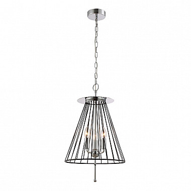 Подвесная люстра Crystal Lux Modesto SP3 Black/Chrome