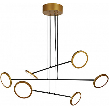 Подвесная люстра MD19001002 MD19001002-6A black/gold