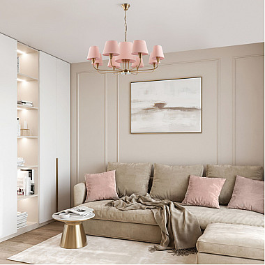 Подвесная люстра Milos 60154 латунь