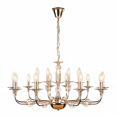 Подвесная люстра Aura 1030-10+5 GD