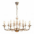Подвесная люстра Aura 1030-10+5 GD