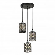 Подвесная люстра IMEX MD.6145-3-P BK+CH