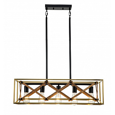 Подвесная люстра Indigo Storia 10002/5R Black V000066