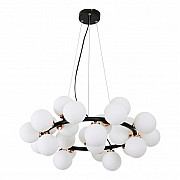 Подвесная люстра Lumina Deco Marsiada LDP 6033-25 BK+GD