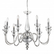 Подвесная люстра Ideal Lux Doge SP9 Trasparente 044453