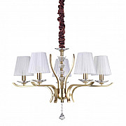 Подвесная люстра Ideal Lux Pegaso SP5 Ottone Satinato 197722