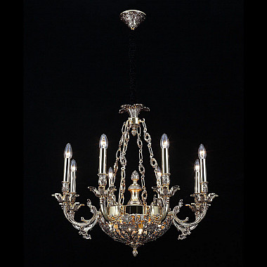 Подвесная люстра Lucia Tucci Firenze 1781.8.2 Antique Gold