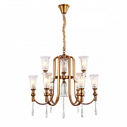 Подвесная люстра Lumina Deco Rionella LDP 8041-6+3 S.GD