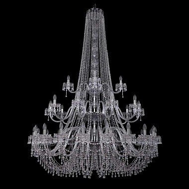 Подвесная люстра 1410 1410/20+10+5/530/h-200/3d Ni V0300