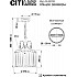 Подвесная люстра Инга CL335133