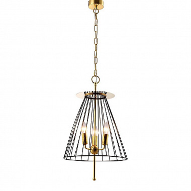 Подвесная люстра Crystal Lux Modesto SP3 Black/Gold