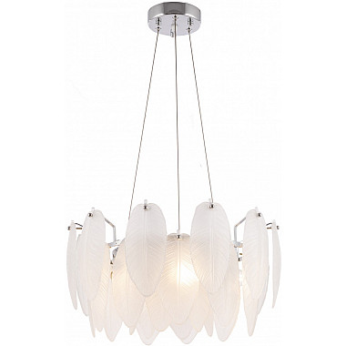 Подвесная люстра AM-4653 4653.D450.H240.E14.5 Ni