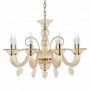Подвесная люстра Crystal Lux Caetano SP-PL8 Amber