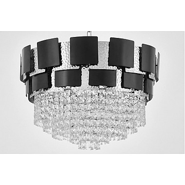 Подвесная люстра Molina LDP 7045-600 BK+CHR