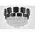 Подвесная люстра Molina LDP 7045-600 BK+CHR