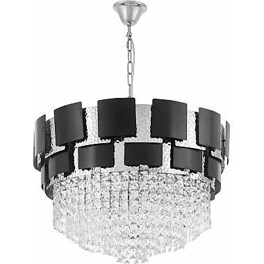Подвесная люстра Molina LDP 7045-600 BK+CHR