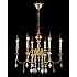 Подвесная люстра Crystal Lux Mercedes SP6 Gold/Color
