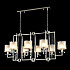 Подвесная люстра Crystal Lux Nicolas SP8 L1000 Gold/White