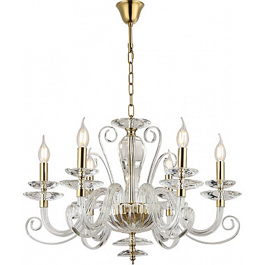 Подвесная люстра 8570 8576/C gold polished